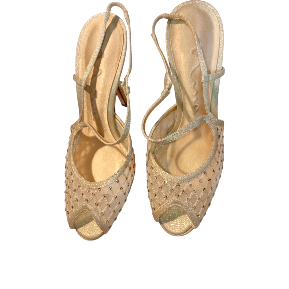 Nina Elegant Cream Strappy Heels